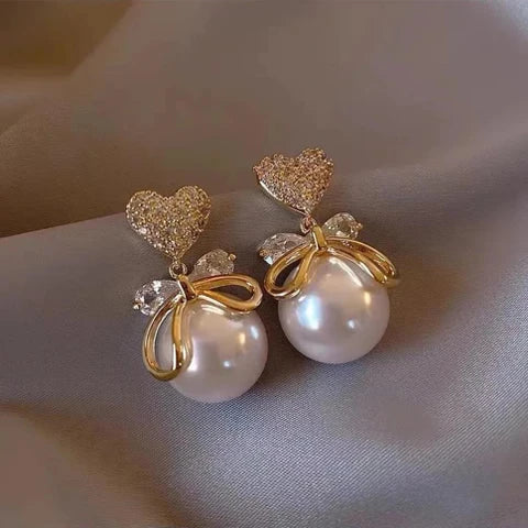 Enchanted Heart & Pearl Drops